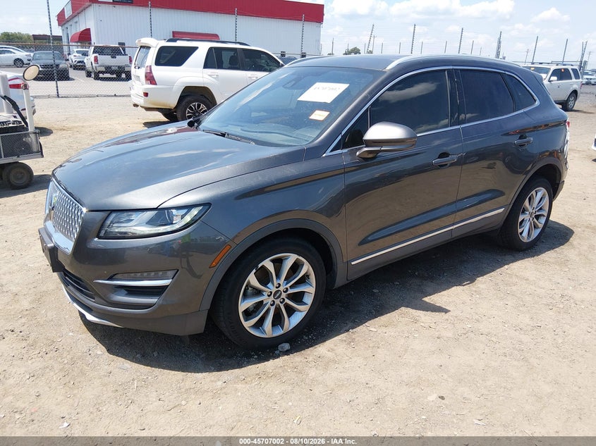 Vin: 5lmcj2c99kul02939, lot: 46205658, lincoln mkc select 20192