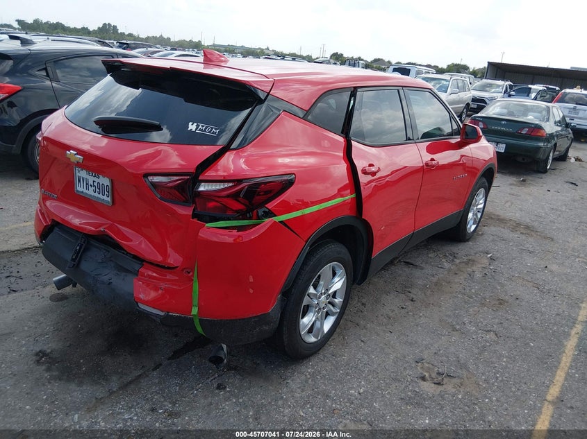 Vin: 3gnkbbra6ks685554, lot: 46205696, chevrolet blazer 20194
