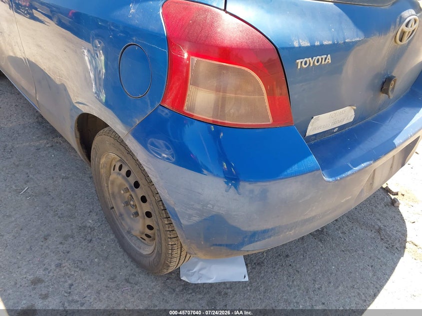 2007 TOYOTA YARIS auction photo 6