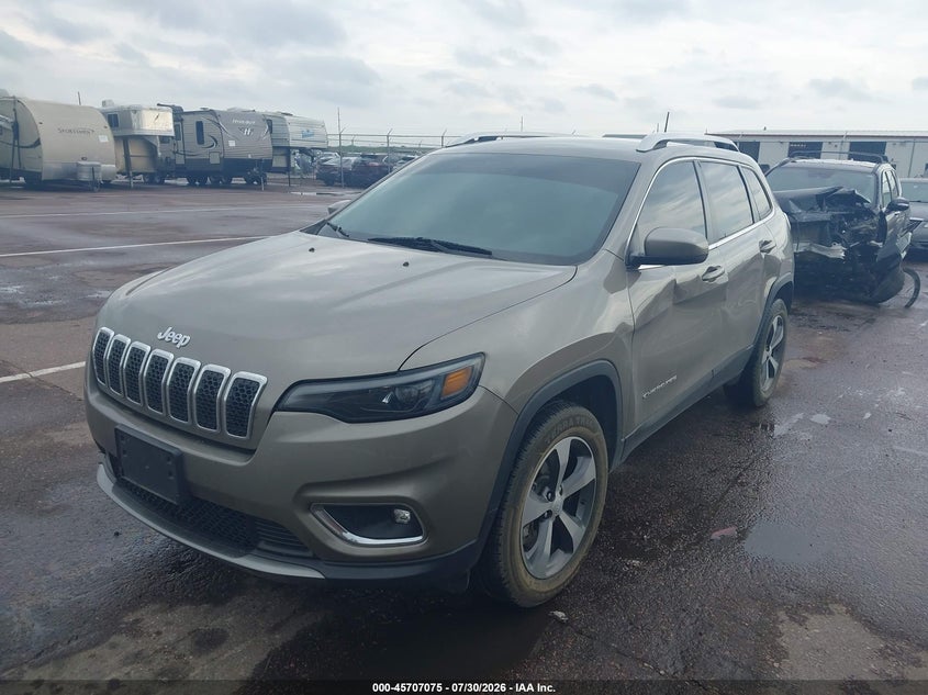 2019 Jeep Cherokee, Левый бок, IAAI, VIN 1C4PJMDX9KD361023 — фото 2