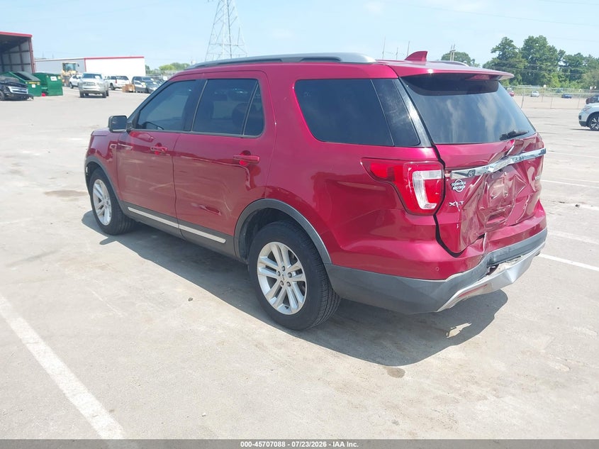 Vin: 1fm5k7d83gga22595, lot: 46205744, ford explorer xlt 20163
