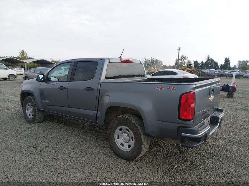 Vin: 1gcgtben8j1261457, lot: 46205759, chevrolet colorado wt 20183