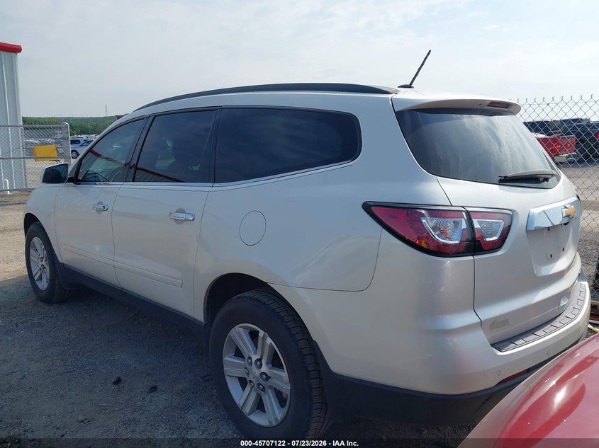Vin: 1gnkrgkd0ej187630, lot: 46205778, chevrolet traverse lt 20143