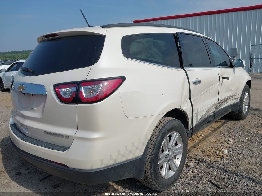 Vin: 1gnkrgkd0ej187630, lot: 46205778, chevrolet traverse lt 20144