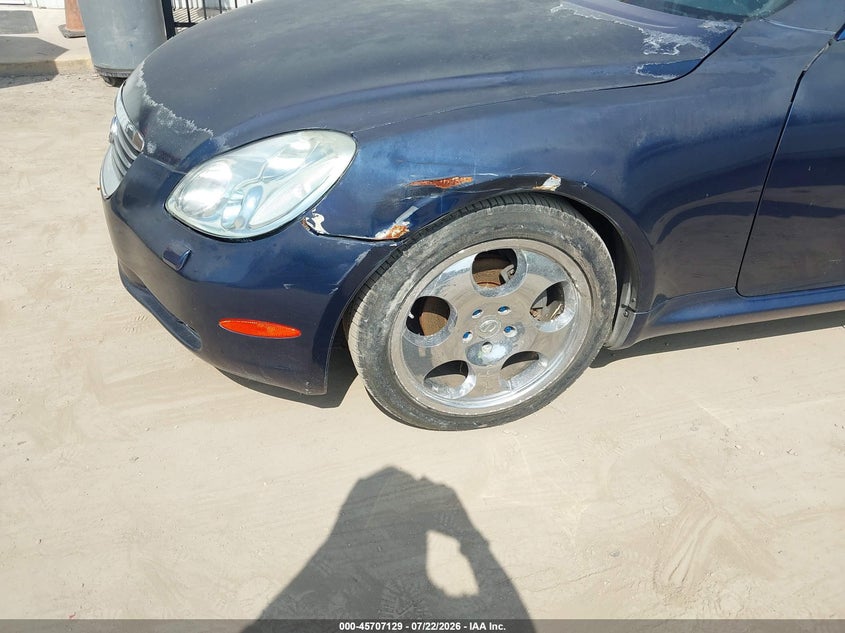 2002 LEXUS SC 430 auction photo 6