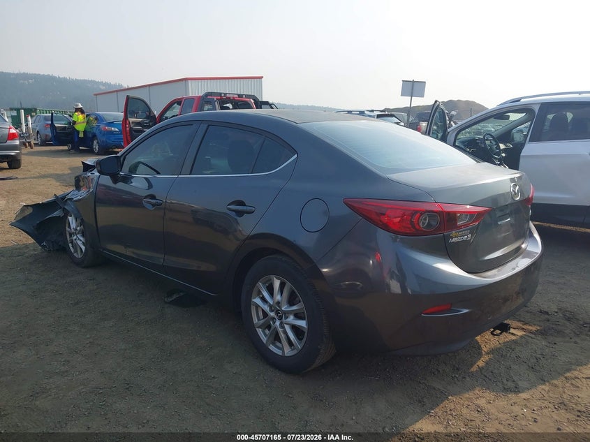 Vin: jm1bm1u78g1281477, lot: 46205821, mazda mazda3 i sport 20163