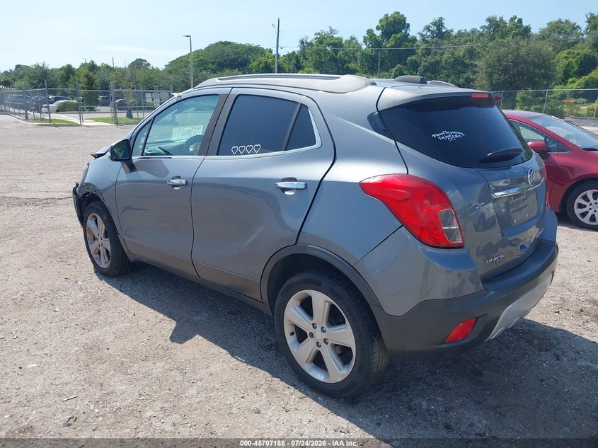 Vin: kl4cjfsb7fb038537, lot: 46205842, buick encore convenience 20153