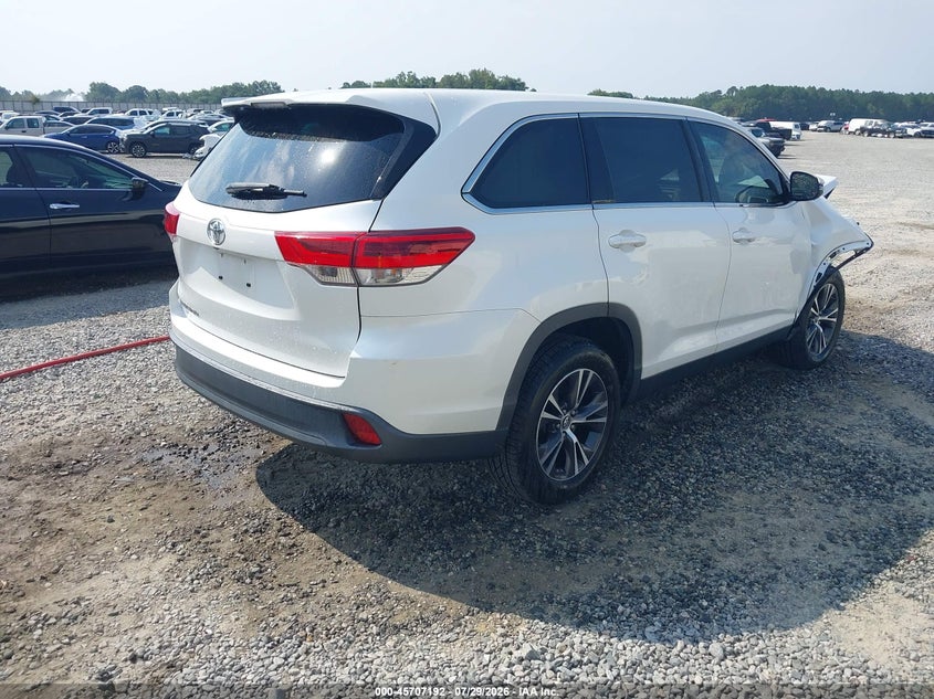 Vin: 5tdzzrfh4ks329590, lot: 46205848, toyota highlander le 20194