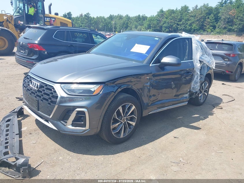 Vin: wa1eaafy1p2091407, lot: 46205890, audi q5 premium plus 45 tfsi s line quattro 20232