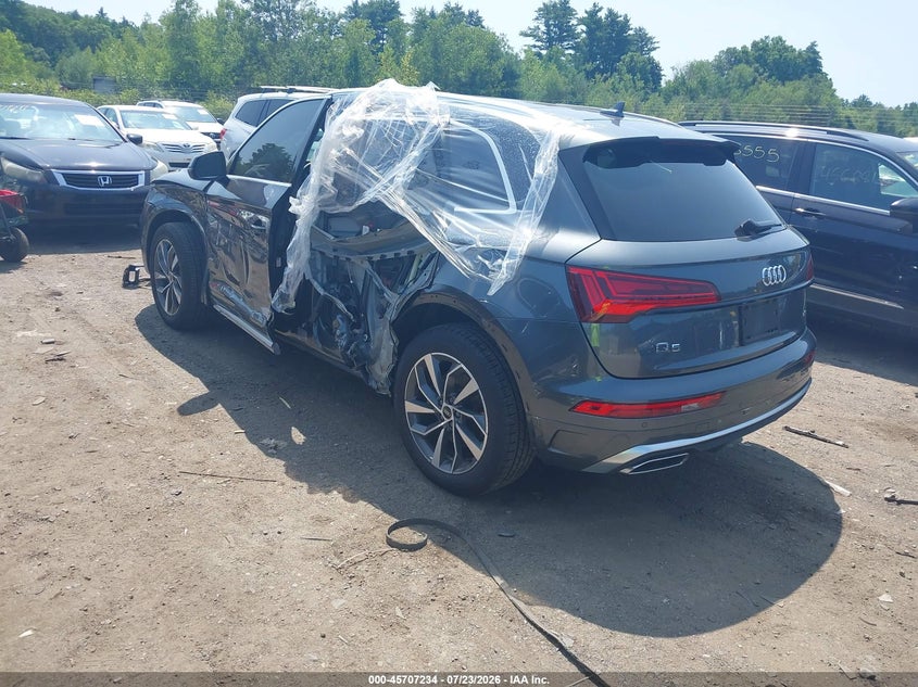 Vin: wa1eaafy1p2091407, lot: 46205890, audi q5 premium plus 45 tfsi s line quattro 20233