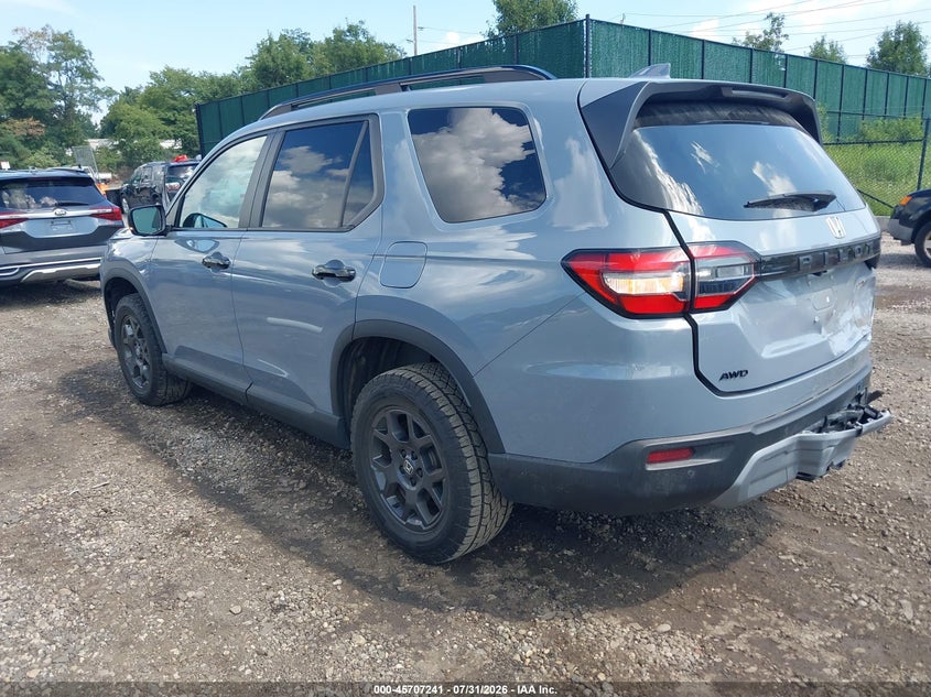 Vin: 5fnyg1h6xsb042211, lot: 46205897, honda pilot trailsport 20253