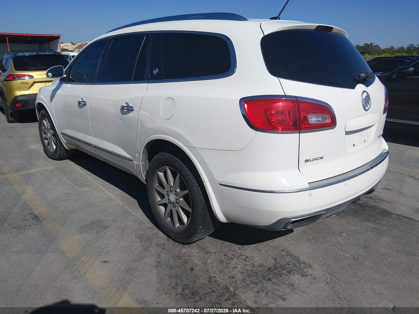 Vin: 5gakrbkd0ej197555, lot: 46205898, buick enclave leather 20143