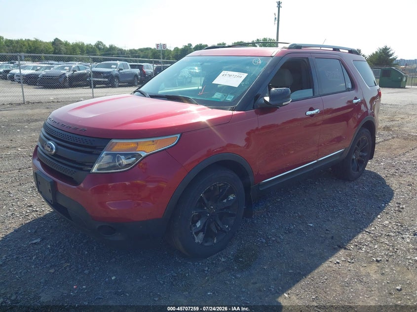 Vin: 1fm5k8d81dgb25564, lot: 46205916, ford explorer xlt 20132