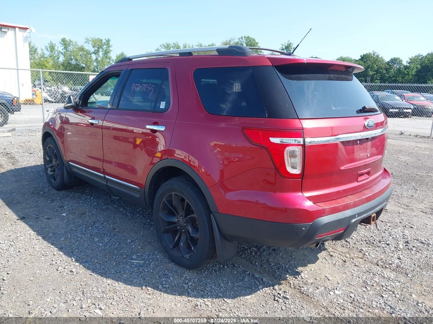 Vin: 1fm5k8d81dgb25564, lot: 46205916, ford explorer xlt 20133
