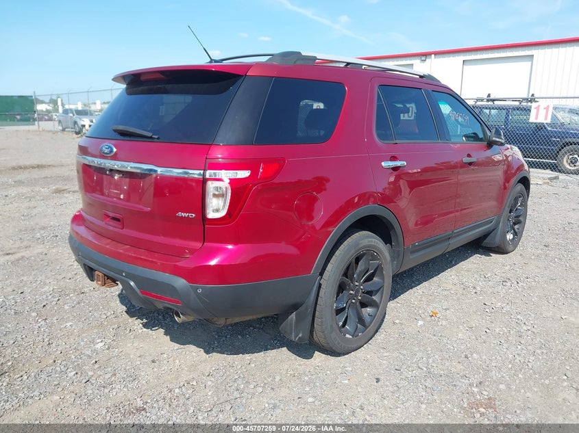 Vin: 1fm5k8d81dgb25564, lot: 46205916, ford explorer xlt 20134