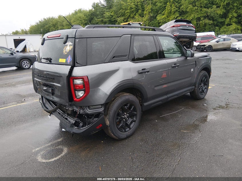 Vin: 3fmcr9bn7srf33283, lot: 46205931, ford bronco sport big bend 20254