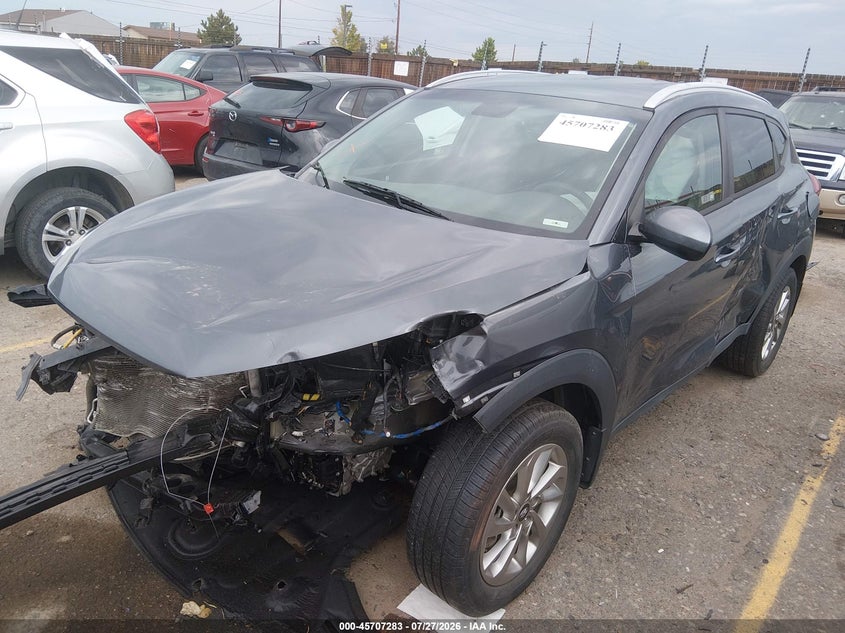 Vin: km8j3ca4xju749179, lot: 46205939, hyundai tucson sel 20182