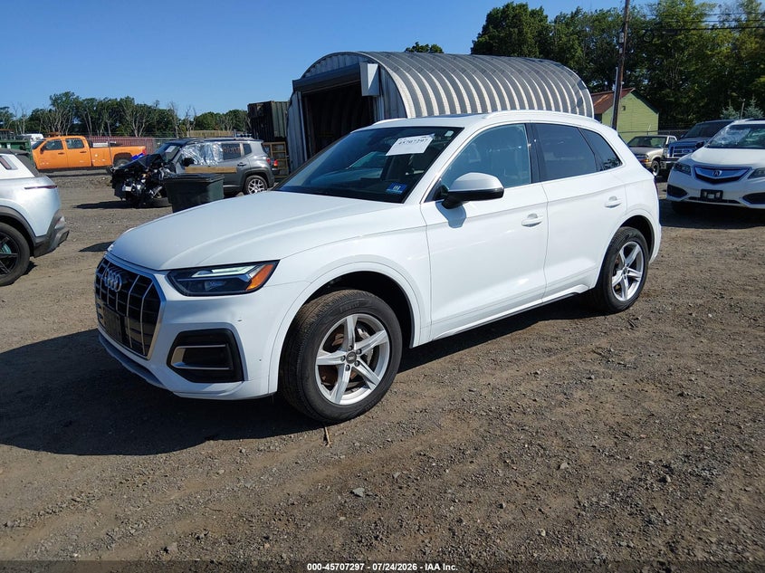 Vin: wa1aaafy0m2017745, lot: 46205953, audi q5 premium 45 tfsi quattro s tronic 20212
