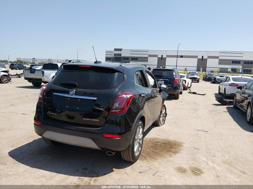 Vin: kl4cjasb1jb665696, lot: 46205982, buick encore preferred 20184