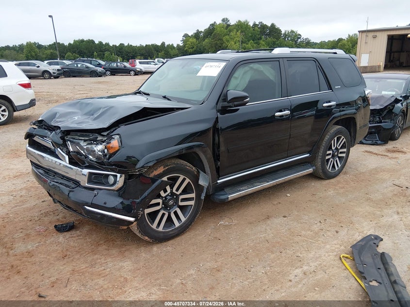 Vin: jtezu5jr6h5160769, lot: 46205990, toyota 4runner limited 20172
