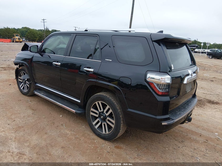 Vin: jtezu5jr6h5160769, lot: 46205990, toyota 4runner limited 20173