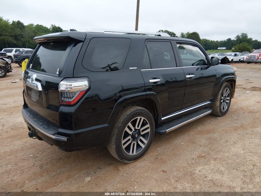 Vin: jtezu5jr6h5160769, lot: 46205990, toyota 4runner limited 20174