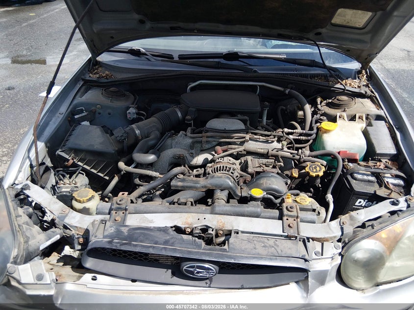 SUBARU IMPREZA 2005 VIN JF1GD67515H521475