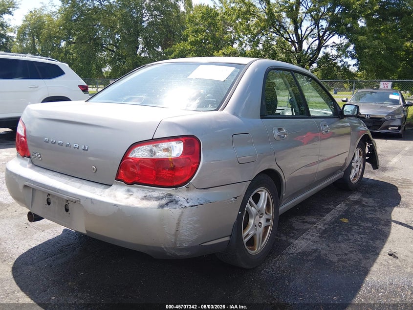 SUBARU IMPREZA 2005 VIN JF1GD67515H521475