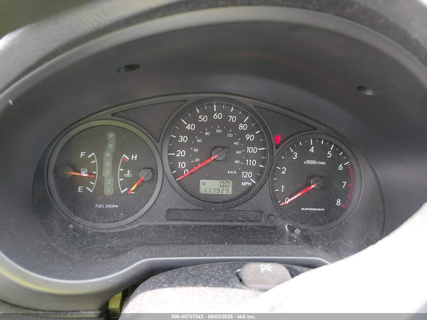SUBARU IMPREZA 2005 VIN JF1GD67515H521475