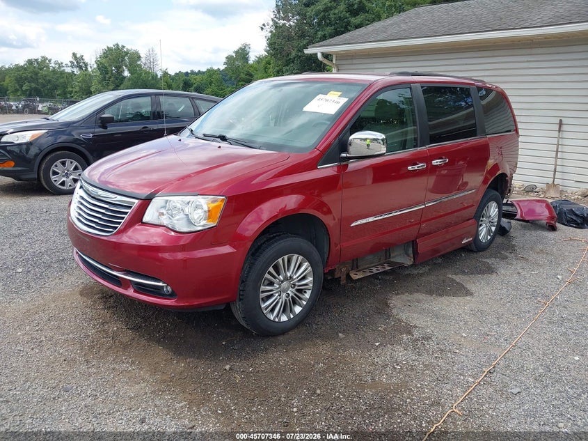 Vin: 2c4rc1cg5fr721149, lot: 46206002, chrysler town & country touring-l 20152
