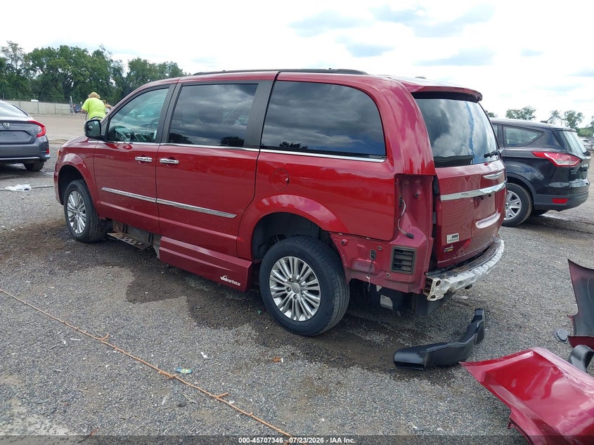 Vin: 2c4rc1cg5fr721149, lot: 46206002, chrysler town & country touring-l 20153