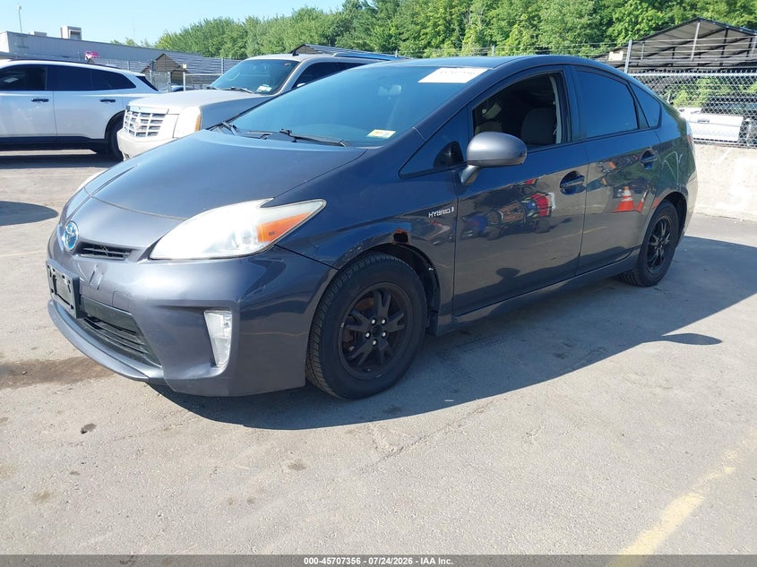2012 TOYOTA PRIUS auction photo 2