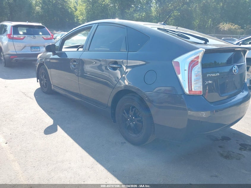 2012 TOYOTA PRIUS auction photo 3