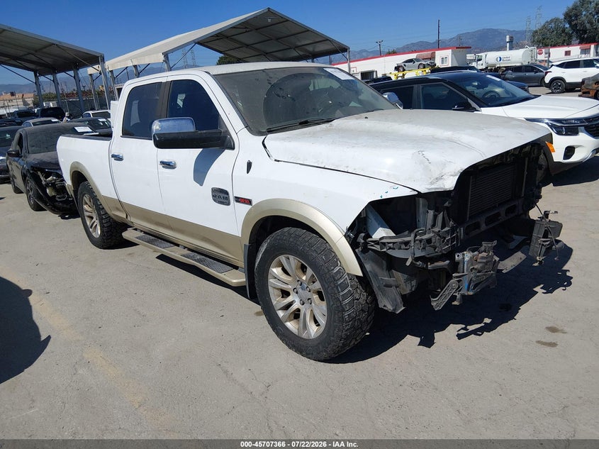 Vin: 1c6rr7wm7fs521057, lot: 46206022, ram 1500 laramie longhorn 2015 img_1