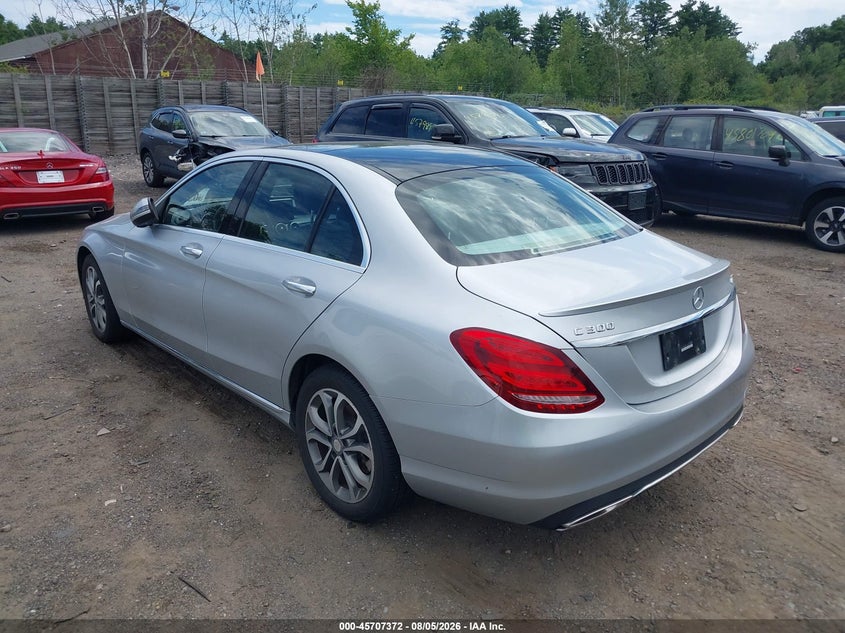 Vin: 55swf4kb5gu147584, lot: 46206028, mercedes-benz c 300 4matic 20163