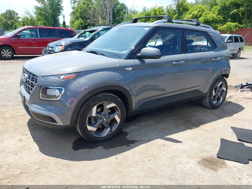 Vin: kmhrc8a39nu183061, lot: 46206032, hyundai venue sel 20222