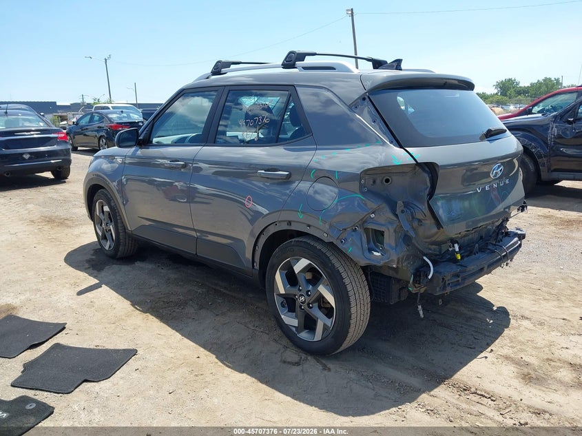 Vin: kmhrc8a39nu183061, lot: 46206032, hyundai venue sel 20223
