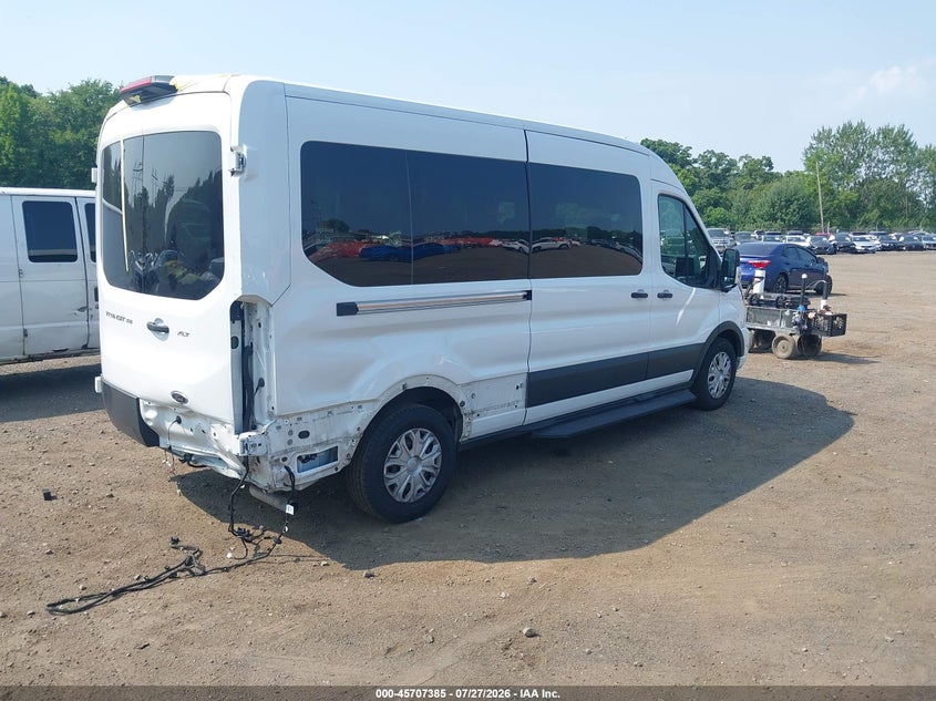 Vin: 1fbax2c80rkb44991, lot: 46206041, ford transit-350 passenger van xlt 20244
