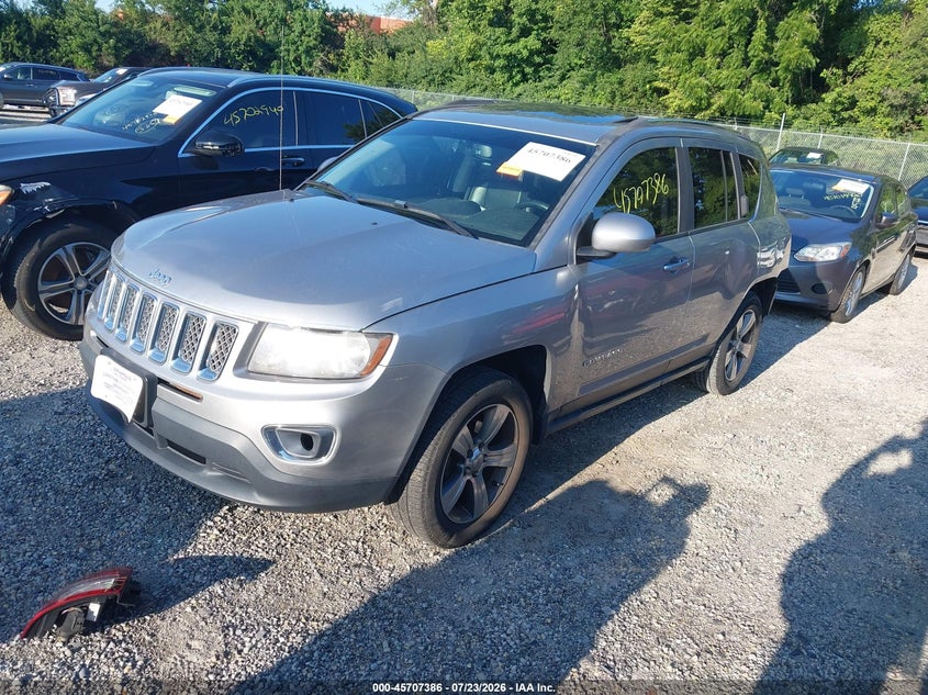 Vin: 1c4njdeb3gd681181, lot: 46206042, jeep compass high altitude edition 20162