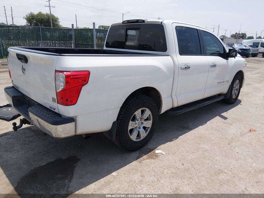 Vin: 1n6aa1ek4jn543354, lot: 46206047, nissan titan sv 20184