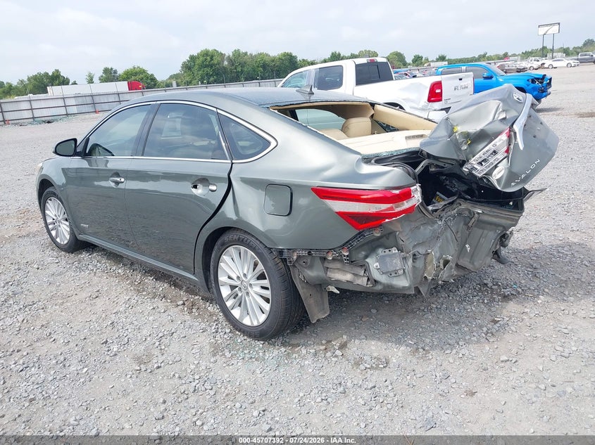 Vin: 4t1bd1eb6eu021945, lot: 46206048, toyota avalon hybrid limited 20143
