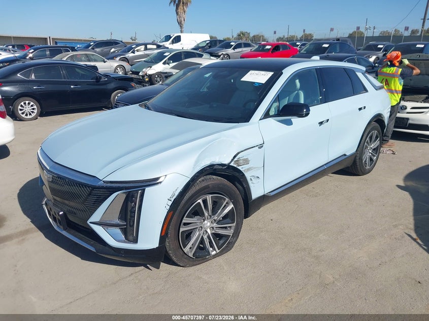 Vin: 1gykpprk6rz114976, lot: 46206053, cadillac lyriq luxury w/1sc 20242
