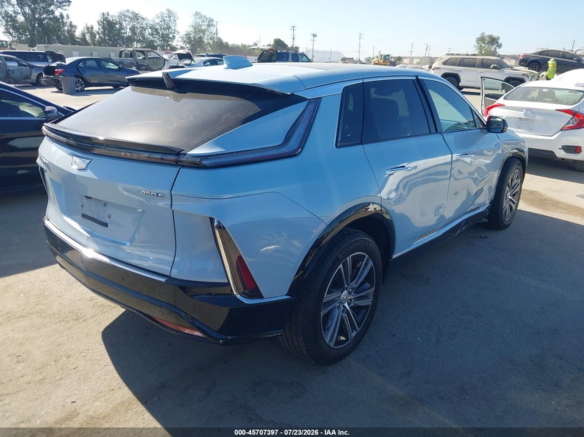 Vin: 1gykpprk6rz114976, lot: 46206053, cadillac lyriq luxury w/1sc 20244