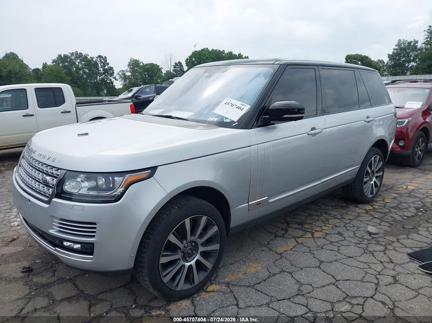 Vin: salgv3tfxea172046, lot: 46206060, land rover range rover 5.0l v8 supercharged autobiography 20142