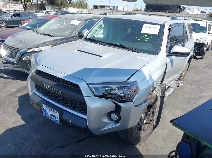 Vin: jtebu5jr2j5498693, lot: 46206079, toyota 4runner trd off road 20182