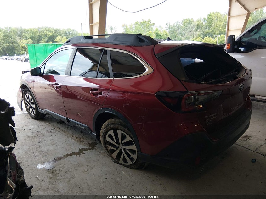 Vin: 4s4btadc6m3158644, lot: 46206091, subaru outback premium 20213