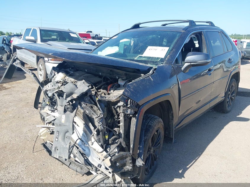 Vin: 4t3t6rfv4pu122112, lot: 46206093, toyota rav4 hybrid se 20232