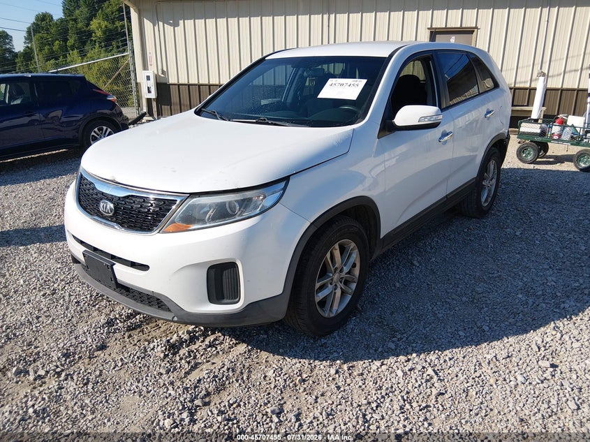 Vin: 5xykt3a63fg629596, lot: 46206111, kia sorento lx 20152