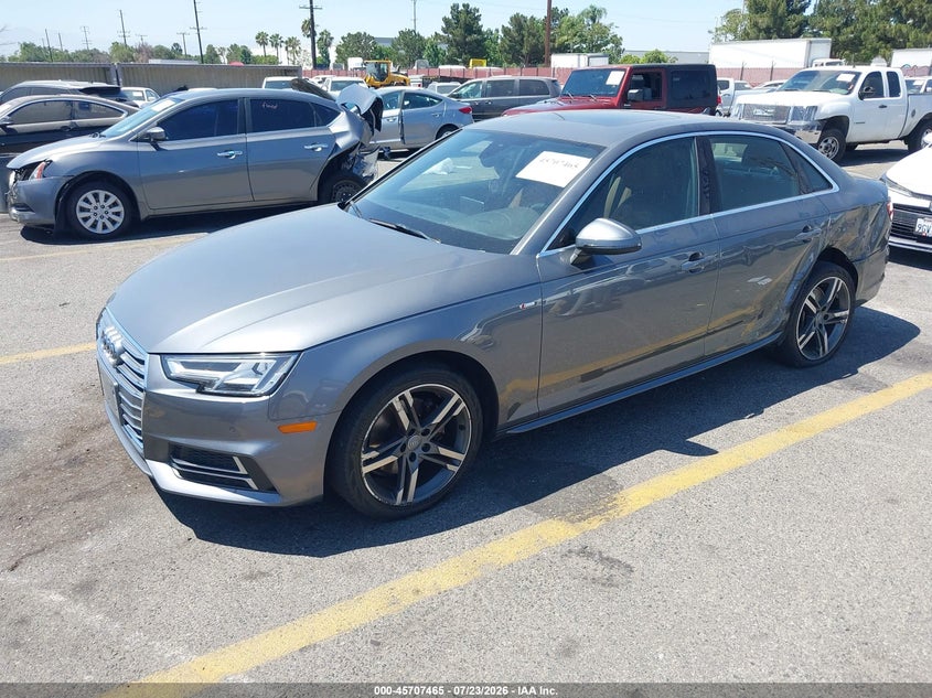 Vin: waulmaf49ja215211, lot: 46206121, audi a4 2.0t tech ultra premium/2.0t ultra premium 20182