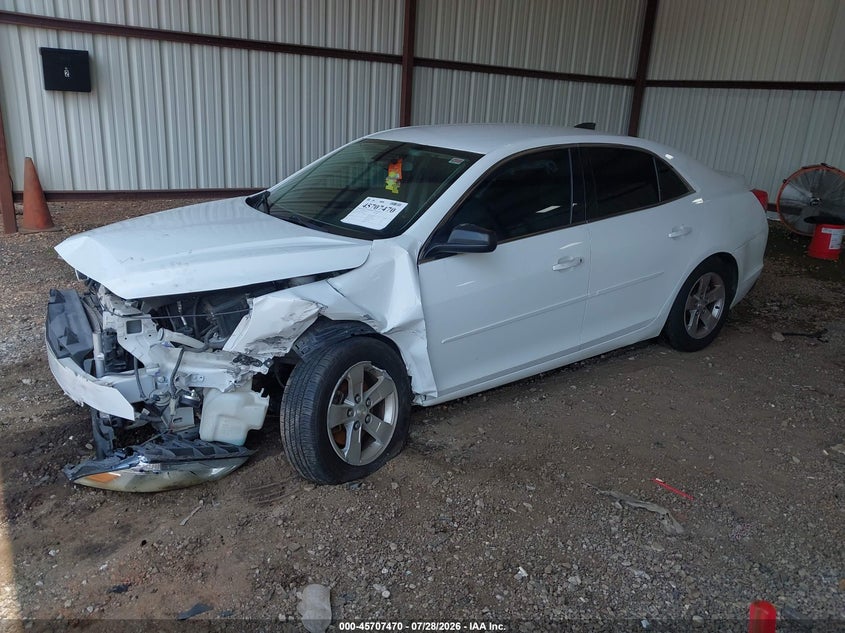 Vin: 1g11b5sl7ff298127, lot: 46206126, chevrolet malibu ls 20152